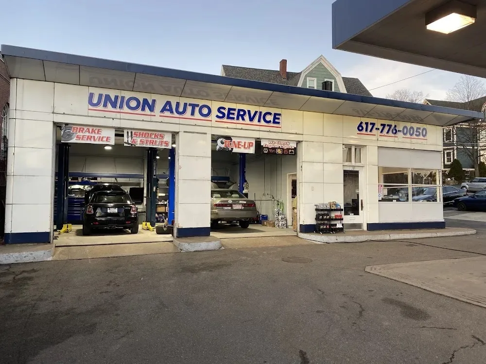 Union Auto Services storefront on Washington Street in Somerville